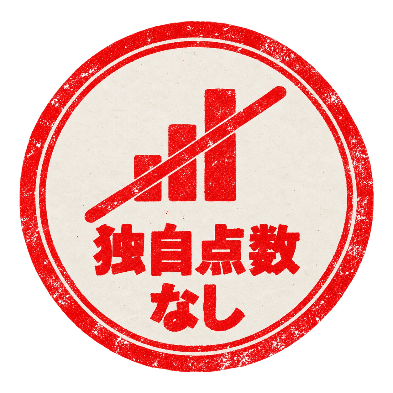 独自点数なし
